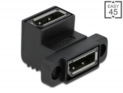 81310 Delock Sistemul 45 DisplayPort Adaptor unghi de 90°