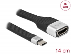 86933 Delock FPC Flat Ribbon Cable USB Type-C™ to HDMI (DP Alt Mode) 4K 60 Hz 14 cm