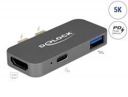 87739 Delock Mini Docking Station for Macbook with 5K