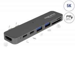 87740 Delock Docking Station for MacBook with 5K