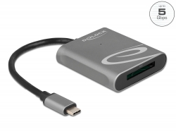 91741 Delock USB Type-C™-kortläsare för XQD 2.0-minneskort