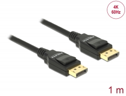 82423 Delock Kábel DisplayPort 1.2 dugó > DisplayPort dugó 4K 1 m