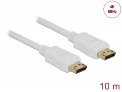 84863 Delock Cable DisplayPort 1.2 male > DisplayPort male 4K 60 Hz 10 m
