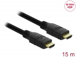 85285 Delock Aktivní kabel HDMI4K 60 Hz 15 m