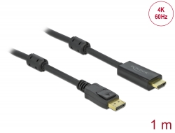 85955 Delock Kabel z Active DisplayPort 1.2 na HDMI, 4K, 60 Hz 1 m