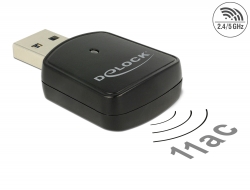 12502 Delock USB 3.0 kétsávos WLAN ac/a/b/g/n Mini Stick 867 Mb/s