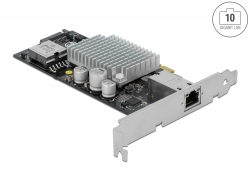 90434 Delock PCI Express Card to 1 x 10GBase-T LAN PoE+ RJ45