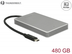 54007 Delock Thunderbolt™ 3 Externe Portable 480 GB SSD M.2 PCIe NVMe