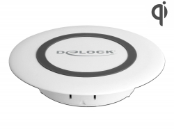 65918 Delock Wireless Qi Fast Charger 7.5 W + 10 W for table mounting 