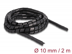 19014 Delock Spiral Hose flexible 2 m x 10 mm black