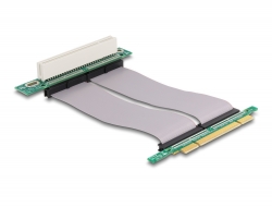 41779 Delock Scheda Riser PCI 32-Bit > PCI a 32-Bit con cavo flessibile da 13 cm con inserimento a sinistra