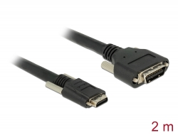 85645 Delock Cable Camera Link MDR plug > SDR plug PoCL 2 m black