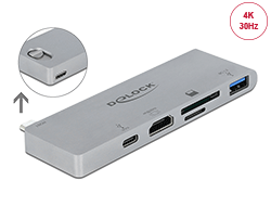 87745 Delock Docking Station for MacBook with 4K and PD 3.0