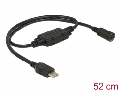 62879 Navilock Anschlusskabel MD6 Buchse Seriell > USB Type-C™ 2.0 Stecker 52 cm