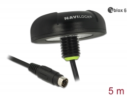 61842 Navilock NL-604P MD6 Serial GPS Receiver u-blox 6 5 m