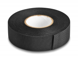 20912 Delock Cloth Tape 25 m x 25 mm untearable self-adhesive black