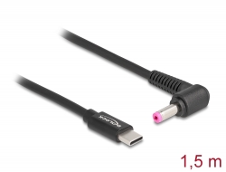 87973 Delock Câble de chargement de laptop USB Type-C™ mâle à HP 4,8 x 1,7 mm mâle