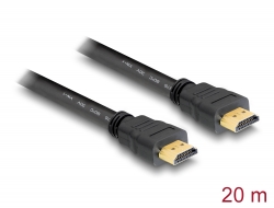 83452 Delock Kabel High Speed HDMI mit Ethernet – HDMI A Stecker > HDMI A Stecker 20 m