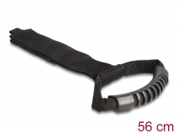 19589 Delock Carrying Strap with hook-and-loop fastener L 560 x W 50 mm black 2 pieces