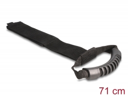 19590 Delock Carrying Strap with hook-and-loop fastener L 710 x W 50 mm black 2 pieces