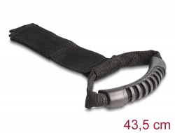 19588 Delock Carrying Strap with hook-and-loop fastener L 435 x W 50 mm black 2 pieces
