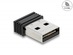 61052 Delock Clé USB 2,4 GHz pour scanneur de code-barres sans fil