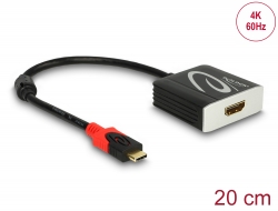 62730 Delock Adaptador USB Type-C™ macho > HDMI hembra (Modo DP Alt) 4K 60 Hz
