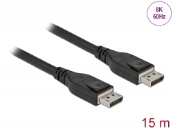 85504 Delock Câble DisplayPort actif 8K 60 Hz 15 m