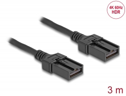 87904 Delock HDMI Automotive cable HDMI-E male to HDMI-E male 3 m 4K 60 Hz