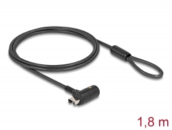20645 Navilock Câble de sécurité pour port USB Type-A de laptop avec verrouillage à clé