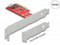 90482 Delock PCI Express x4 Card to 1 x internal OCuLink SFF-8612 - Low Profile Form Factor