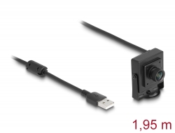 96403 Delock Cámara USB 2.0 enfoque de fijación de 2,1 megapíxeles de 100°