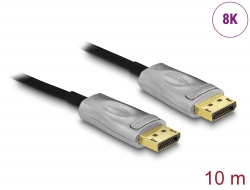 85885 Delock Cable óptico activo DisplayPort 1.4 8K 10 m