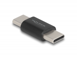60035 Delock Adaptador SuperSpeed USB 10 Gbps (USB 3.2 Gen 2) USB Type-C™ macho a macho negro