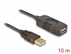 82446 Delock USB 2.0 hosszabbító kábel, aktív 10 m