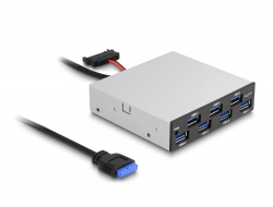 64207 Delock Panou frontal 3.5″ USB 5 Gbps 7 x USB Tip-A