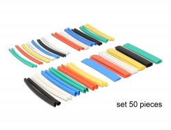 86279 Delock Heat shrink tube set 50 pieces assorted colours