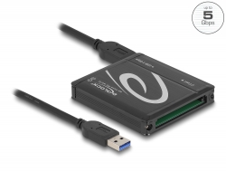 91686 Delock Lector de tarjetas SuperSpeed USB 5 Gbps para tarjetas de memoria CFast