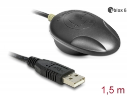 61840 Navilock Récepteur GPS USB 2.0 NL-602U u-blox 6 1,5 m