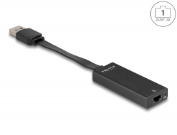 66245 Delock Adapter USB Typu-A do Gigabit LAN slim