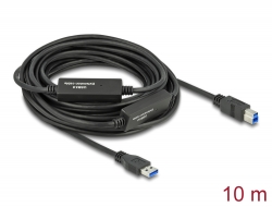 85380 Delock Kabel Active USB 3.2 Gen 1 USB Typ-A do USB Typ-B 10 m