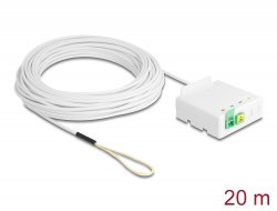 85932 Delock Cutie de conectare cu fibră optică 2 x SC / APC Simplex cu cablu AUI, set, 30 m