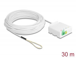 85933 Delock Scatola di connessione in fibra ottica 2 x SC/APC Simplex con set di cavi di discesa 30 m