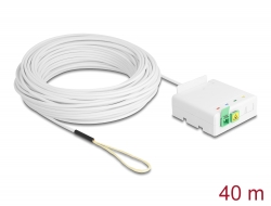 85934 Delock Scatola di connessione in fibra ottica 2 x SC/APC Simplex con set di cavi di discesa 40 m