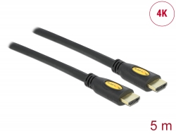 82455 Delock Kabel High Speed HDMI mit Ethernet - HDMI-A Stecker > HDMI-A Stecker 4K 5,0 m