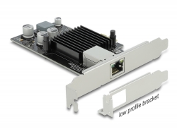 89574 Delock Scheda PCI Express x1 per 1 x RJ45 Gigabit LAN PoE+