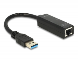 62616 Delock Adaptateur USB Type-A à LAN Gigaoctet