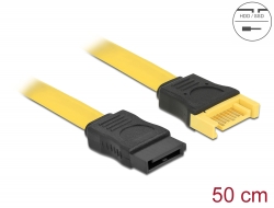82854 Delock SATA 6 Go/s Rallonge de câble 50 cm jaune