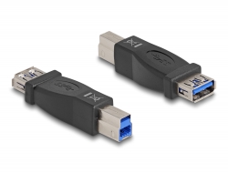 65179 Delock Adapter USB 3.0-B Stecker zu USB 3.0-A Buchse