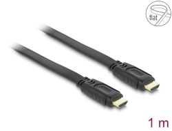 82669 Delock Καλώδιο High Speed HDMI με Ethernet – Αρσενικό HDMI A > Αρσενικό HDMI A επίπεδο 1 m